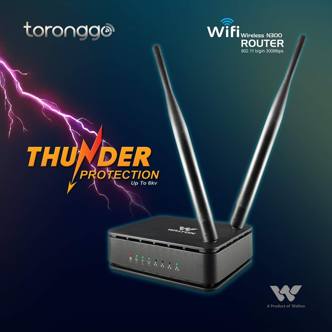 Walton Toronggo WIFI Wireless N 300Mbps, 5 dbi, 2 Antena Router-6