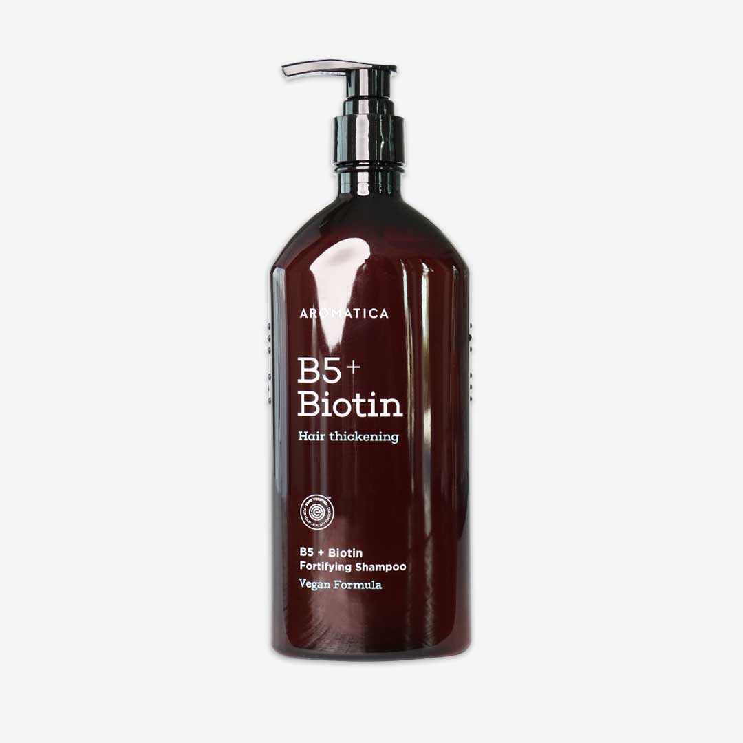 Aromatica B5+Biotin Fortifying Shampoo – 400ml