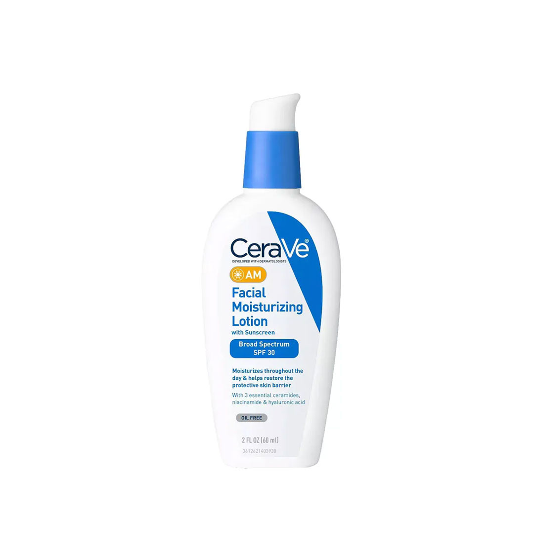 Cerave AM Facial Moisturizing Lotion with Sunscreen SPF30 Oil-Free – 60ml
