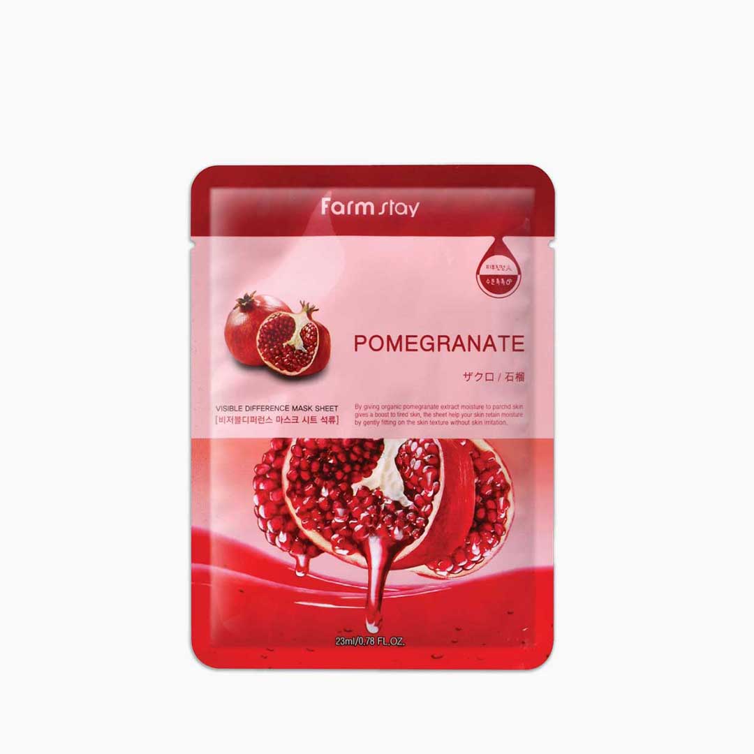 Farm Stay Visible Difference Mask Sheet (Pomegranate) – 23ml