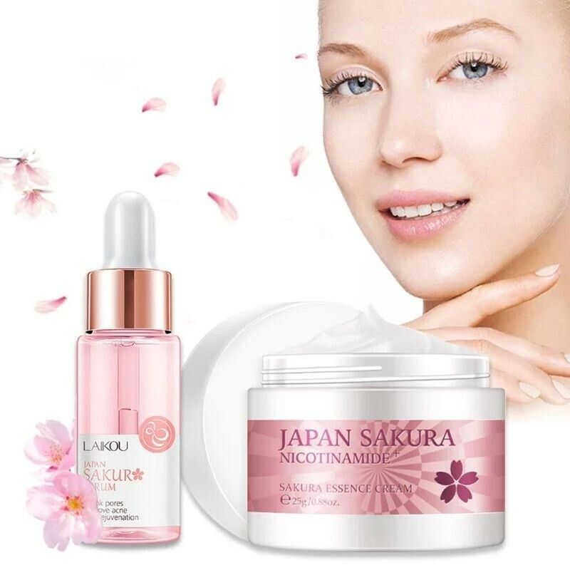 Laikou Sakura Face Cream + Serum
