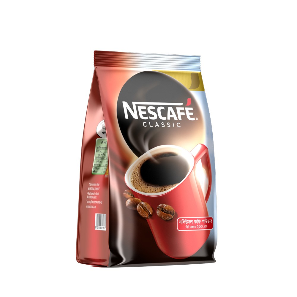 Nestle Nescafe Classic Instant Coffee Pouch Pack