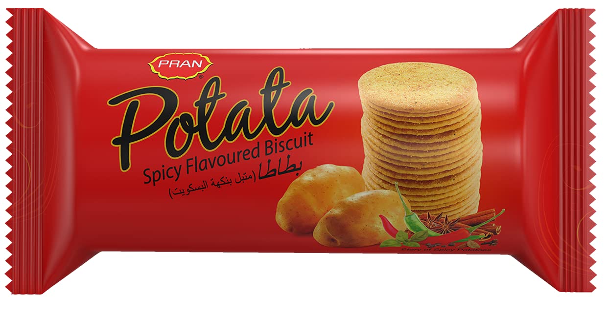 Pran Potata (Spicy Potato Flavoured Biscuit) 100gm