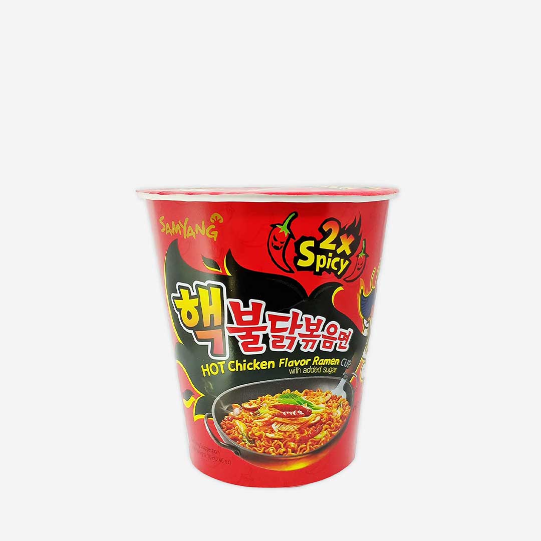 Samyang 2x Spicy HOT Chicken Flavor Ramen Noodles Cup – 70g