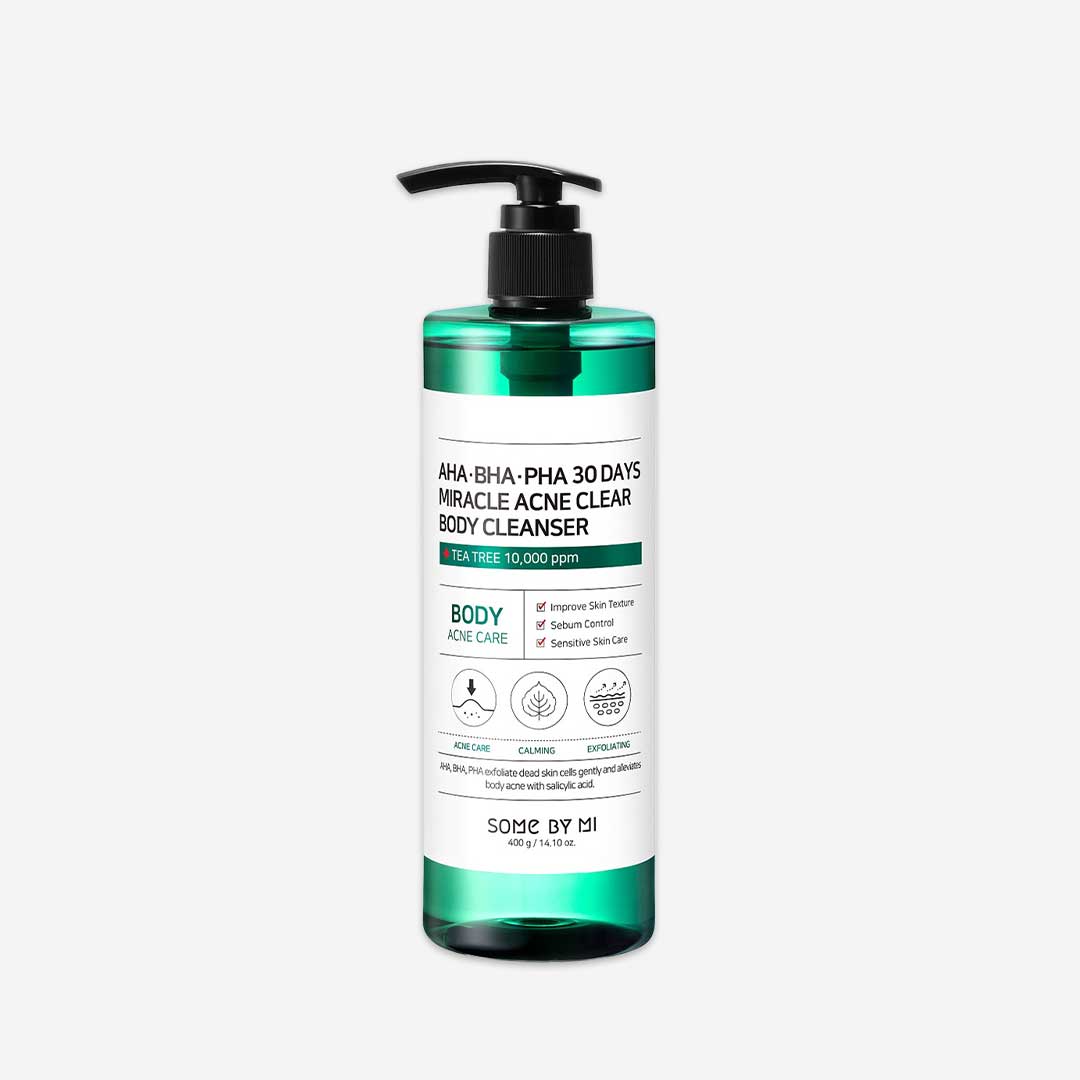 Some by mi aha, BHA, PHA 30 Days Miracle Acne Clear Body Cleanser – 400gm