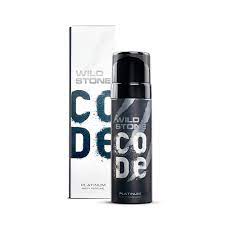 Wild Stone – Code Platinum No Gas Body Spray for Men, Long Lasting Energetic Fragrance 120m